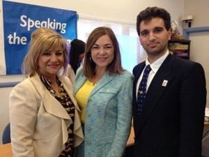 Mimi Ghazi, Loretta Sanchez, Ali Salehi