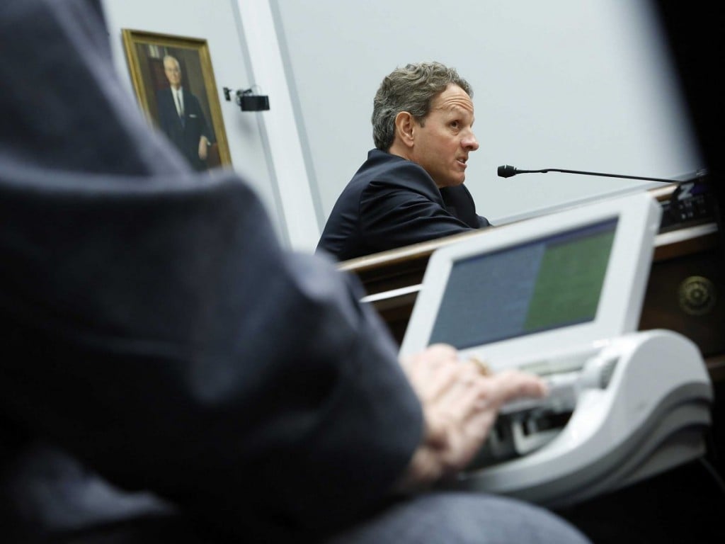 Stenographer Geithner