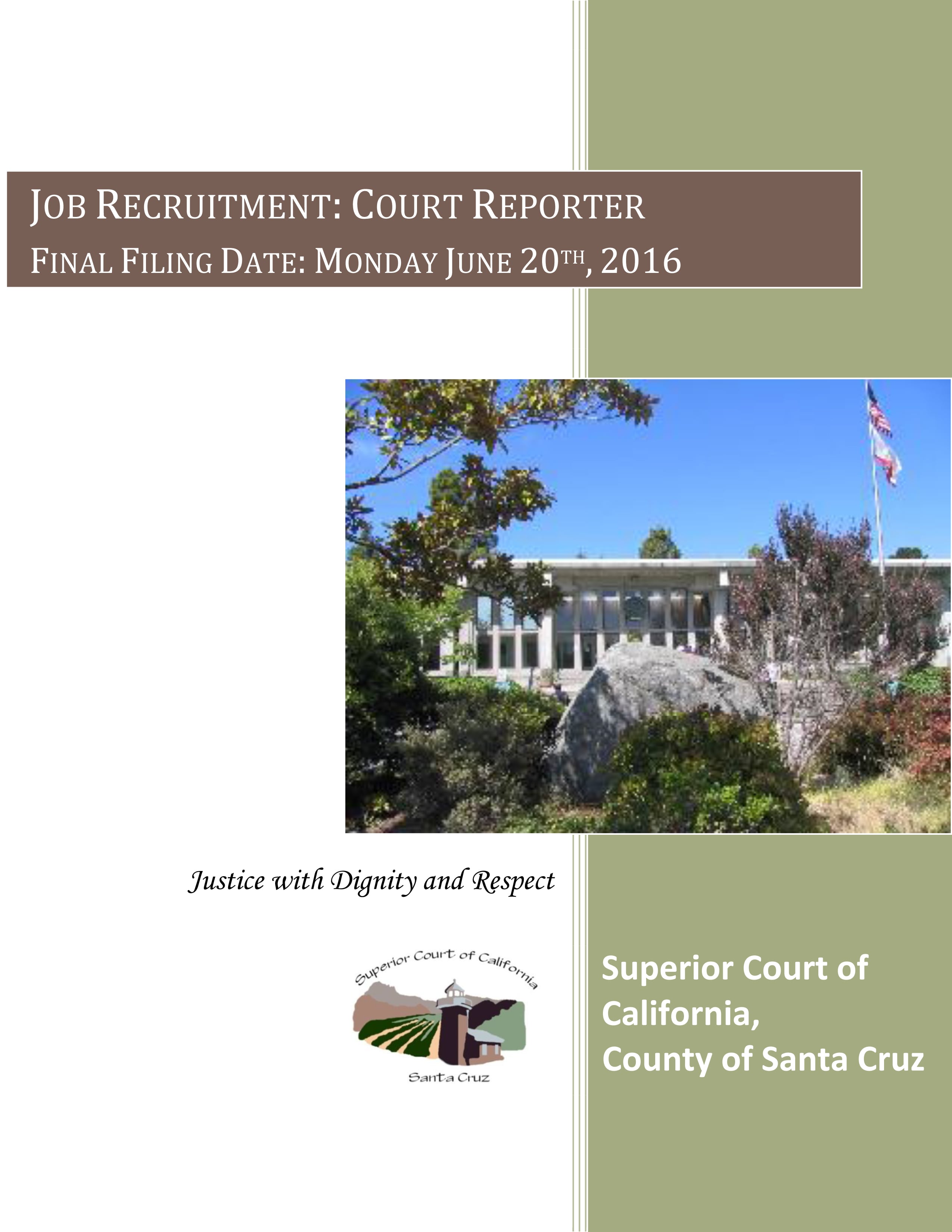Job Recruitment: Legal Process Clerk I & II